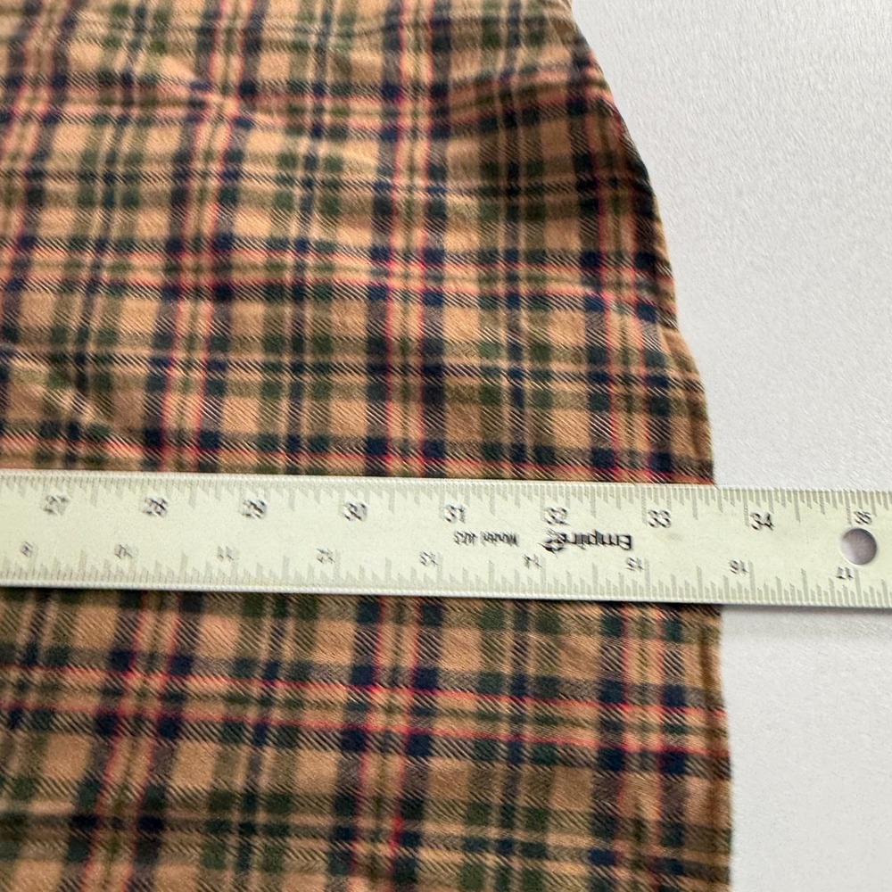 Pendleton Shirt Mens XL Brown Button Down Long Sleeve Flannel Two Pocket Plaid - Picture 7 of 8